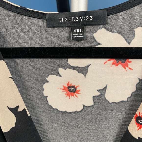 Hail3y:23 Seanna Faux Wrap Knit Dress - Picture 4 of 4